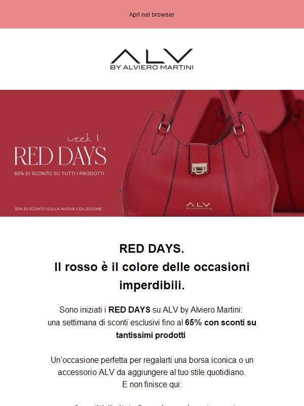 🔥 RED DAYS ALV – Sconti fino al 65% su tutti i prodotti!