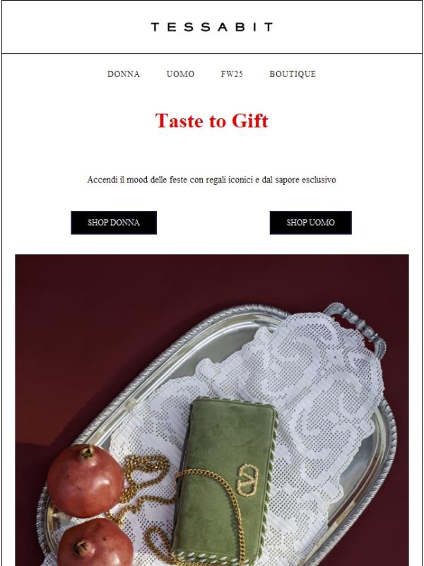 Regali dal gusto impeccabile