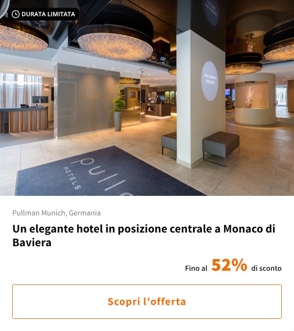 Un elegante hotel in posizione centrale a Monaco di Baviera