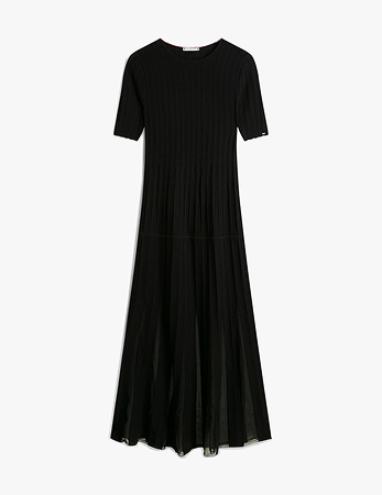 Vestito lungo Festive slim fit plissettato