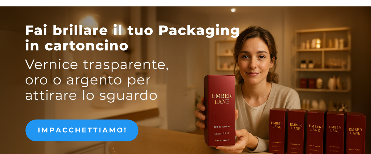 Fai brillare il tuo Packaging in cartoncino