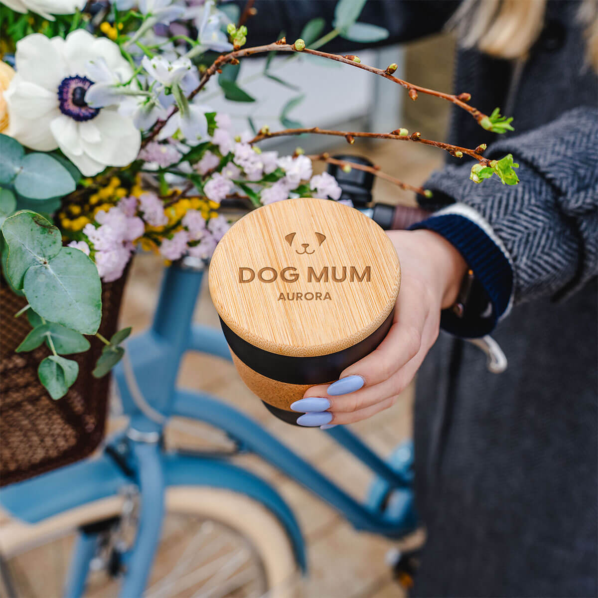 Image of Bicchiere da Viaggio Personalizzato con Simbolo e Testo