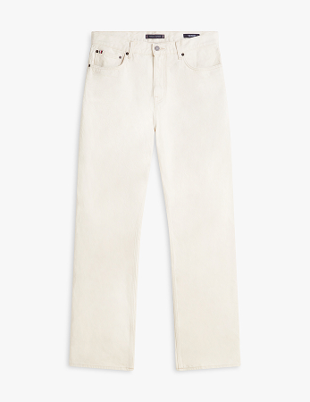 Jeans relaxed fit bianchi washed