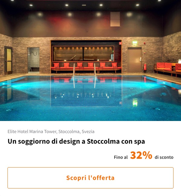 Un soggiorno di design a Stoccolma con spa