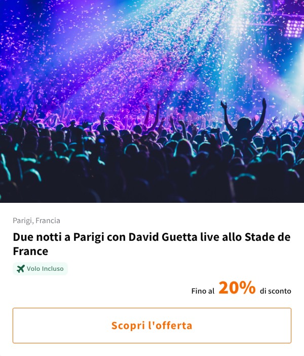 Due notti a Parigi con David Guetta live allo Stade de France