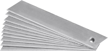 LUTZ BLADES - Set di 10 lame “experience”, 18 mm, senza protezioni antirottura, Numero: 10