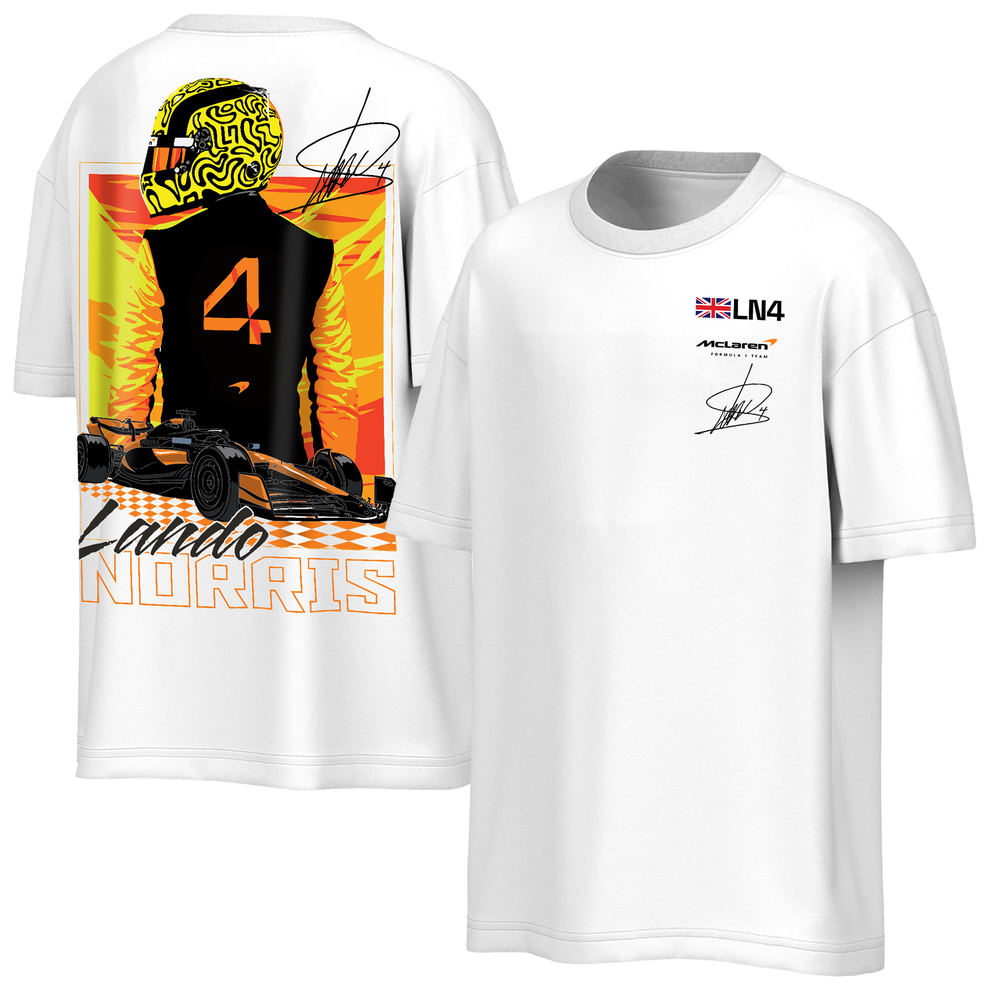 T-shirt oversize McLaren Lando Norris Impulse - Unisex