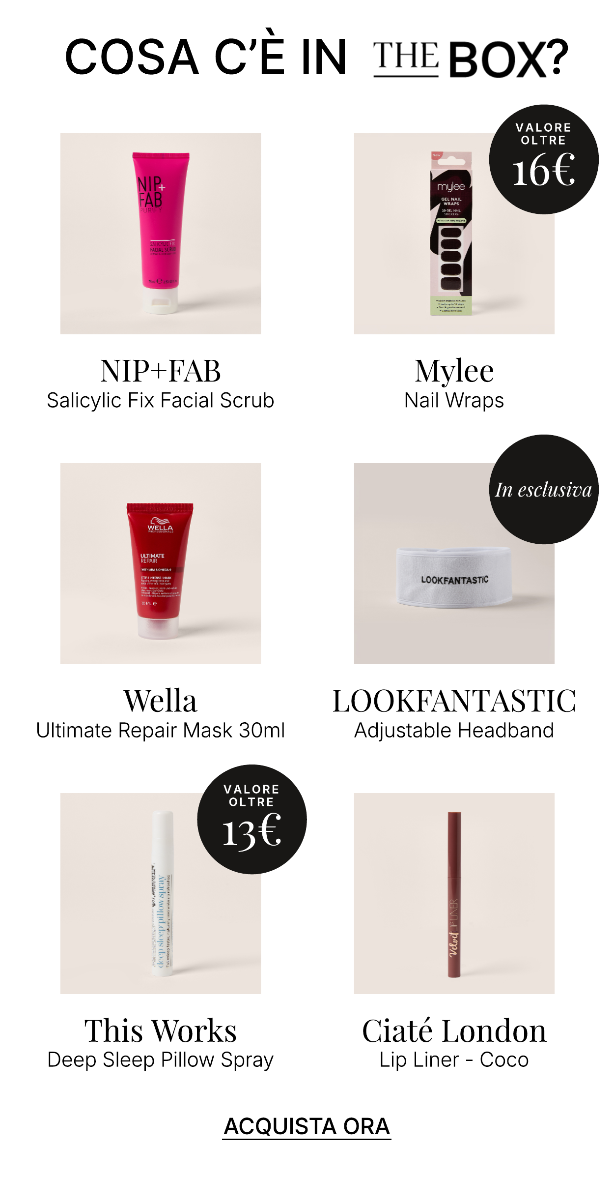 la beauty box di DICEMBRE