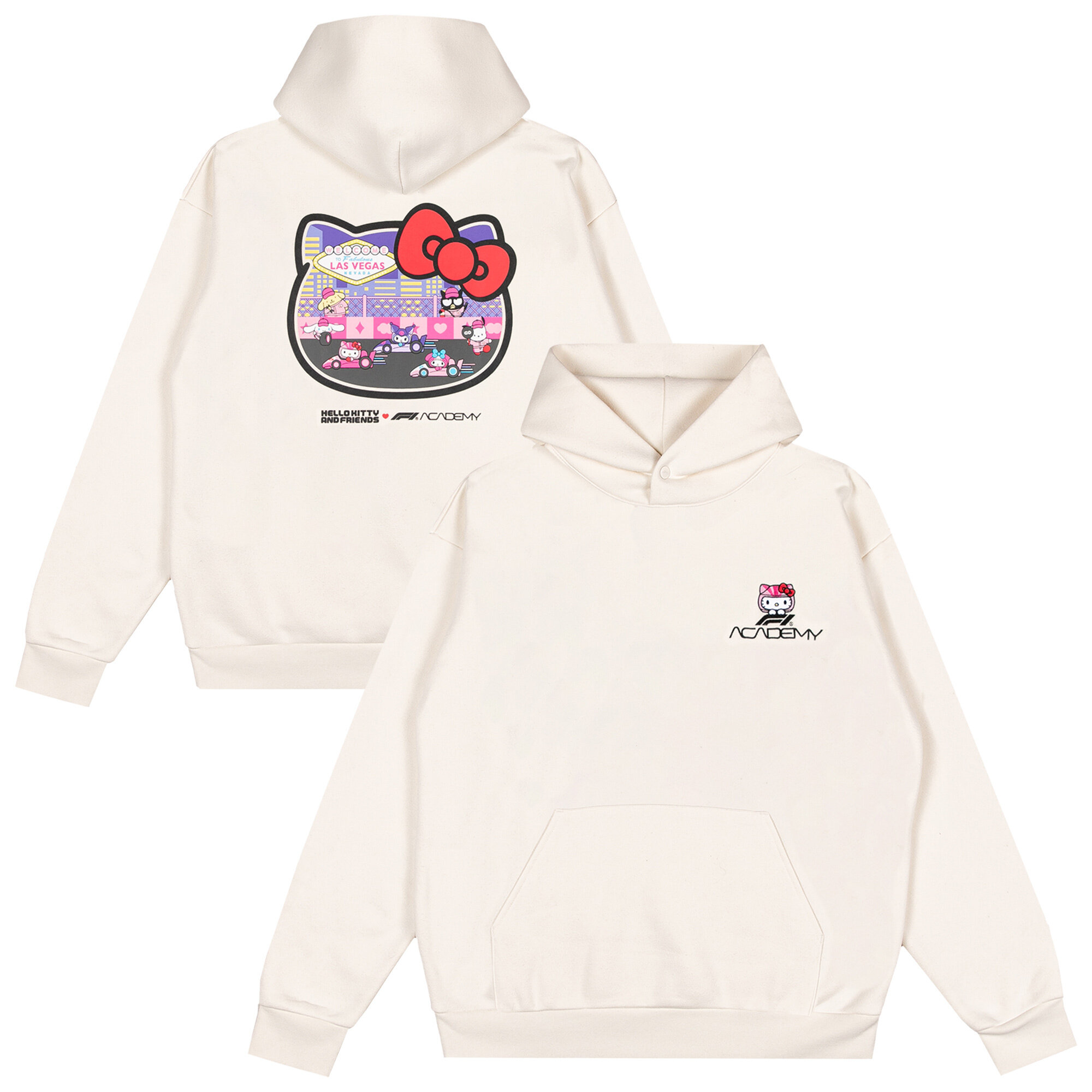 Formula 1 Academy Hello Kitty Hoodie - White - Unisex