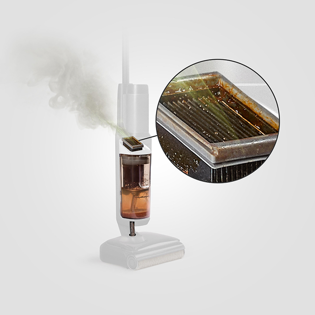 Dettaglio di un lavapavimenti.