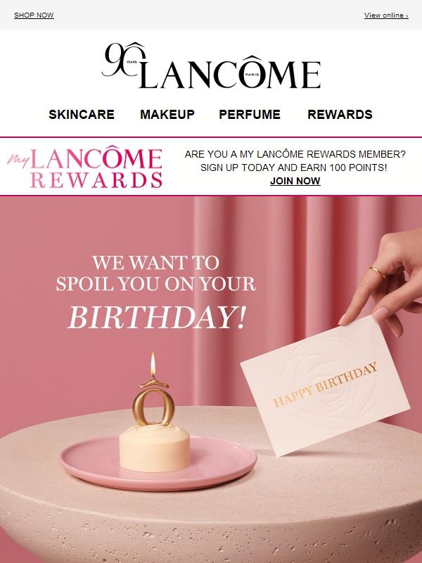 Let Us Spoil You On Your Birthday!