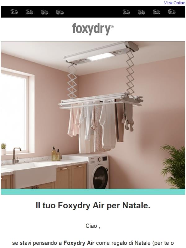 Solo 10 Foxydry Air rimasti 🎄