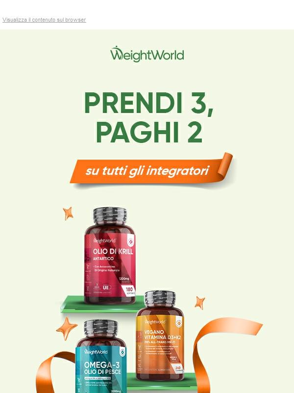 ⏰ Jekoo,Ultime Ore: Prendi 3 Integratori, Ne Paghi Solo 2!