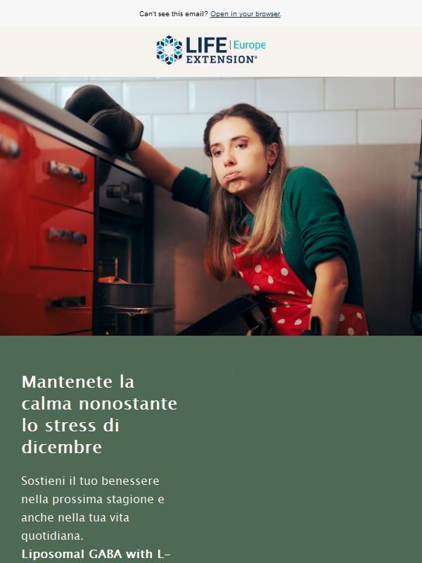 Mantenete la calma nonostante lo stress di dicembre!