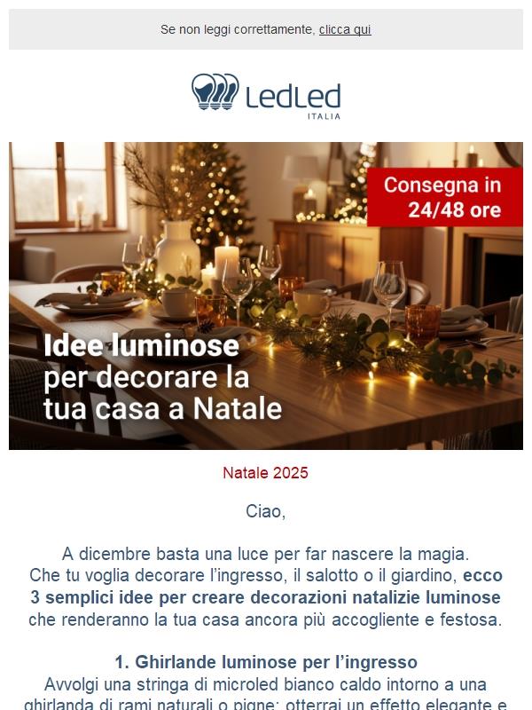 ! 3 idee luminose per decorare la tua casa a Natale 🌟