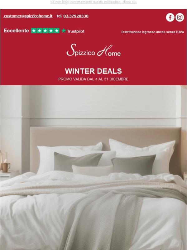 ❄️ Winter Deals: Sconti invernali su spizzico home💙