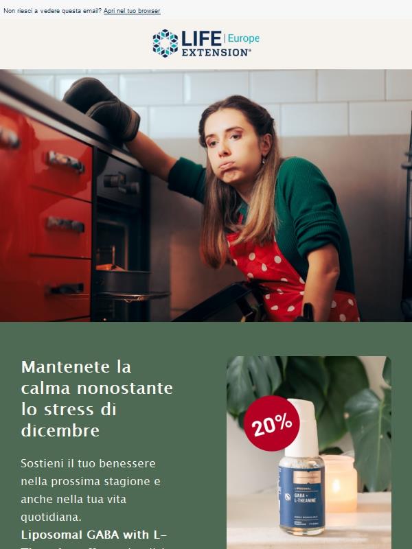 Mantenete la calma nonostante lo stress di dicembre!
