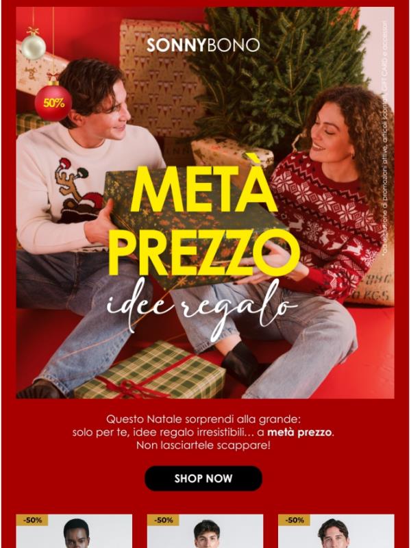 🎁METÀ PREZZO continua...Acquista i tuoi  regali di Natale