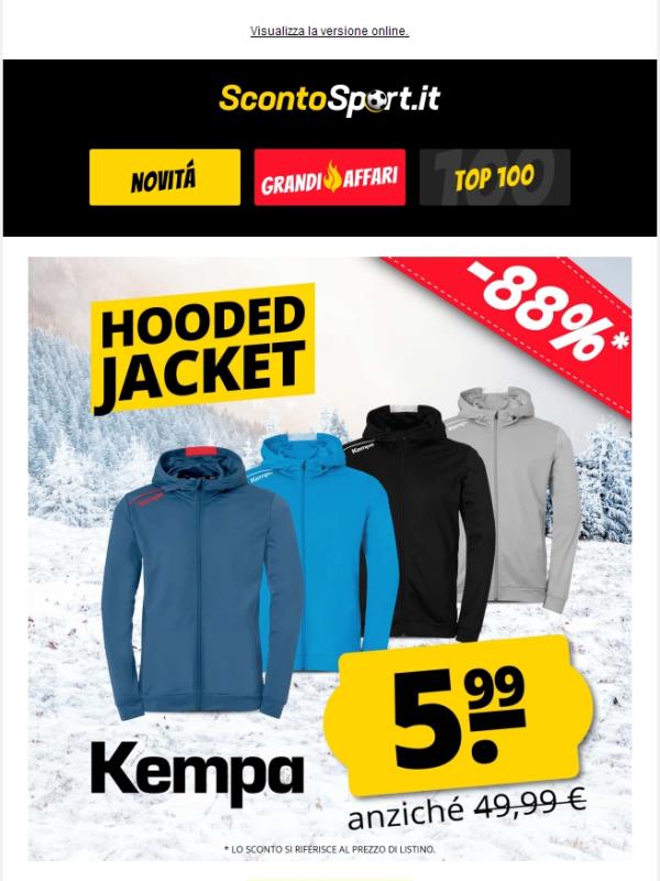 SOLO 5,99 € ogni giacca con cappuccio Kempa! È l'OFFERTA DEL MESE? 😱🧥