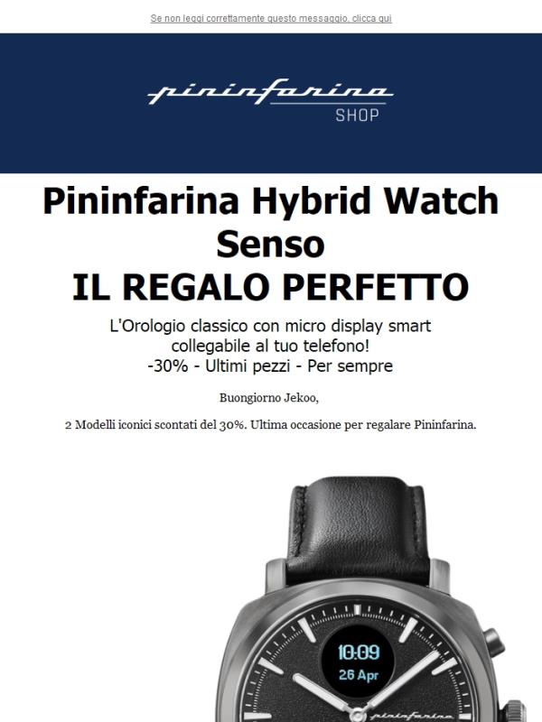 ✨ Non saranno più prodotti: Orologi Pininfarina modello SENSO a -30%