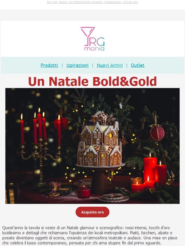 E se la tua tavola a Natale fosse bold&gold?🎄🦌