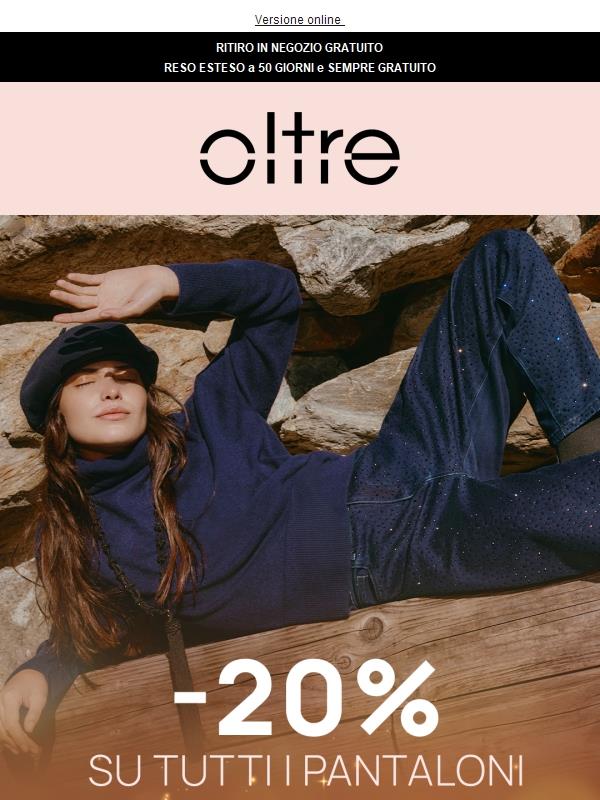 -20% su TUTTI i pantaloni ✨