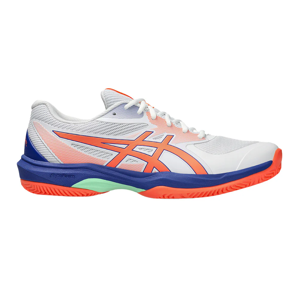 Image of ASICS GEL GAME FF Padel White/Orange FW25 (Zapatillas)