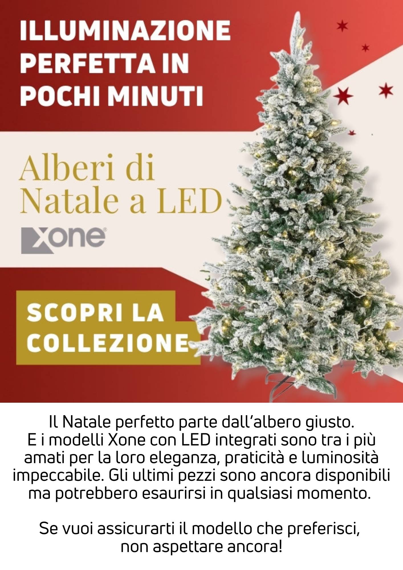 Alberi di Natale a LED Xone | Perrone Shop