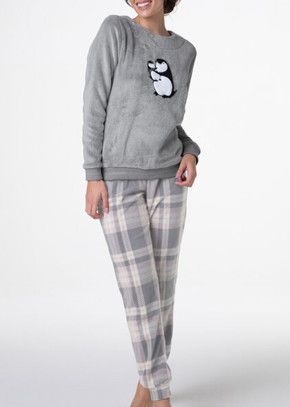 Homewear pelliccetta pile pinguino