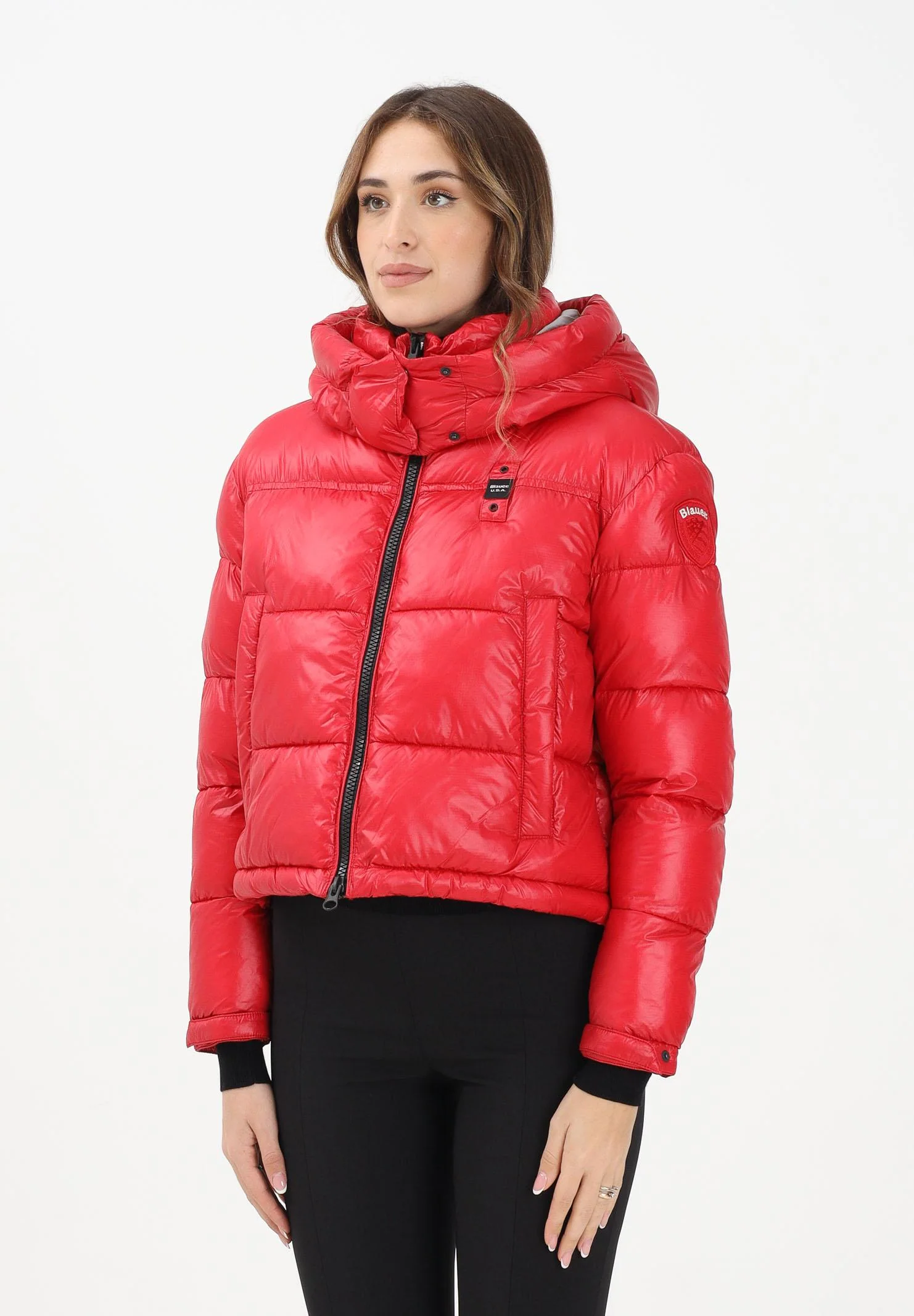 Image of BLAUER Piumino GLORIA rosso da donna