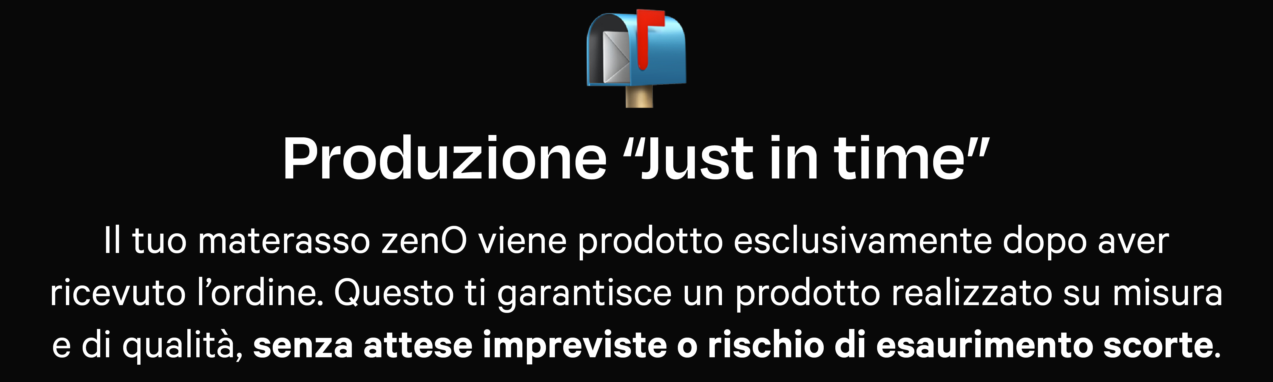 Produzione Just in time