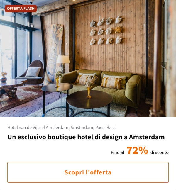 Un esclusivo boutique hotel di design a Amsterdam