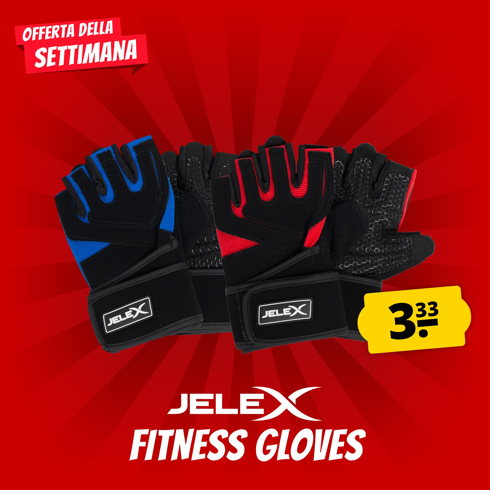 jelex power premium guanti imbottiti per l allenamento