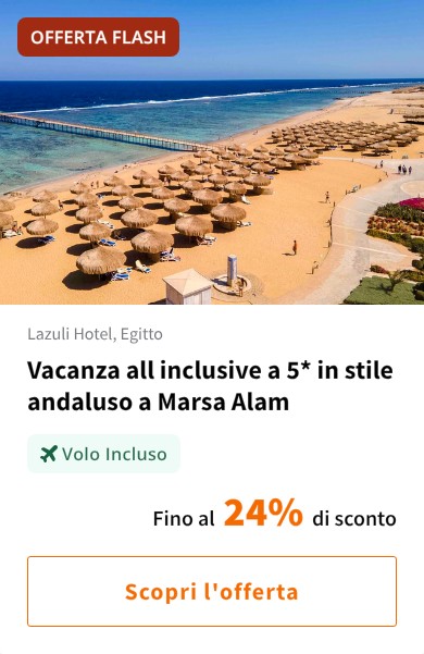 Vacanza all inclusive a 5* in stile andaluso a Marsa Alam