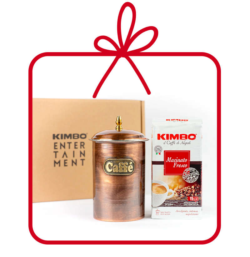 Kit 2 Tazzine + 2 Cucchiaini + Caffè Gold 100% Arabica – 15,90€