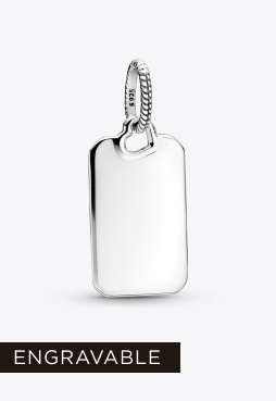 Engravable Rectangle Tag Pendant