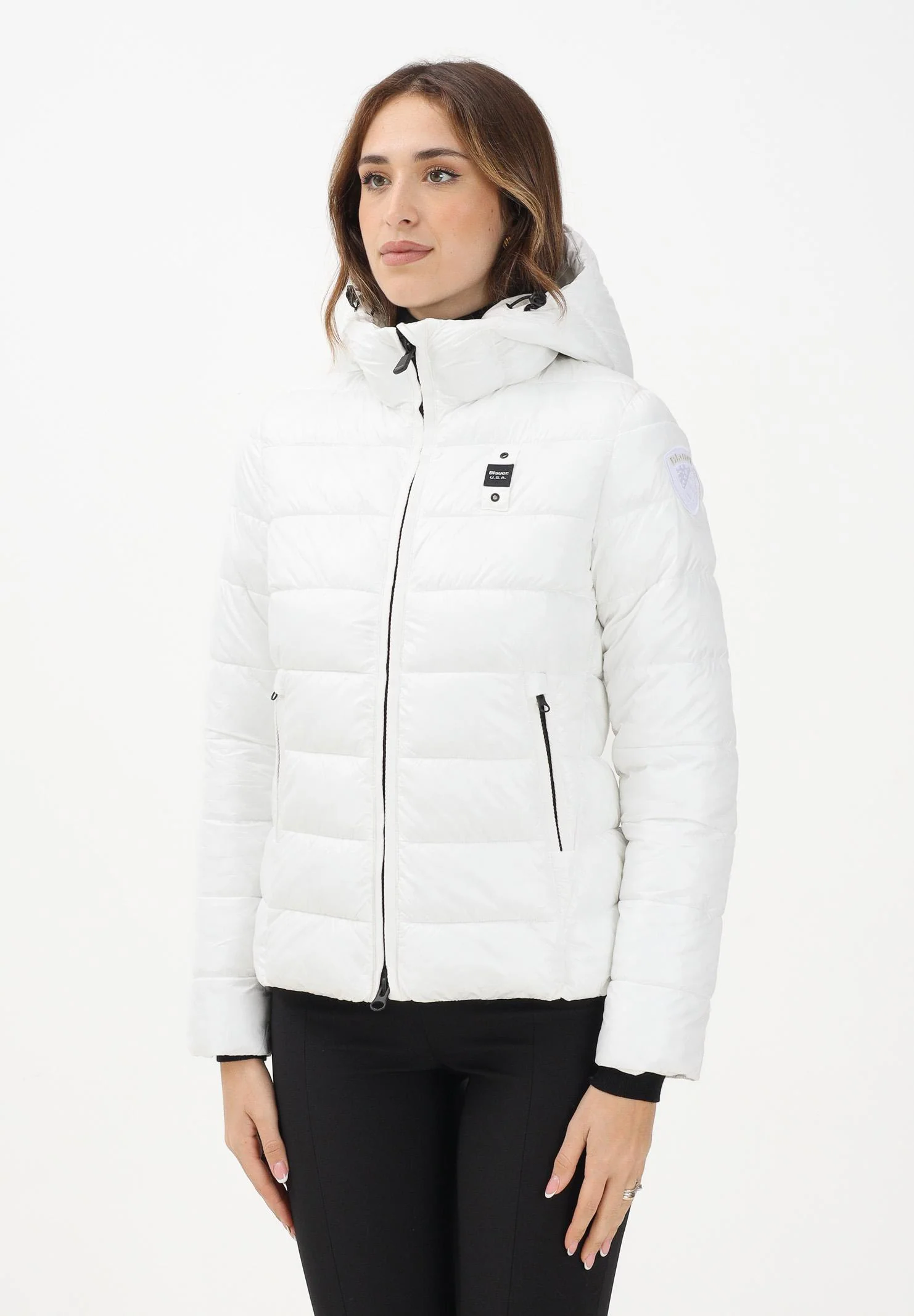 Image of BLAUER Piumino CAROLL bianco da donna