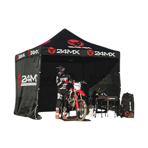 Gazebo 24MX Easy-Up con Pareti Nero