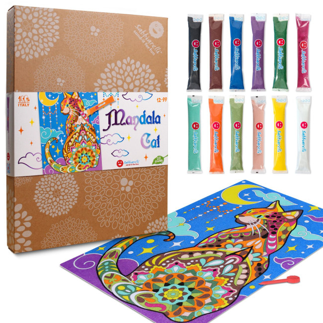 Sandpainting Set - Gatto Mandala