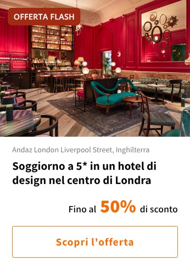 Soggiorno a 5* in un hotel di design nel centro di Londra