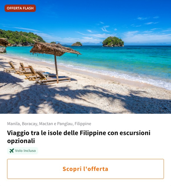 Viaggio tra le isole delle Filippine con escursioni opzionali