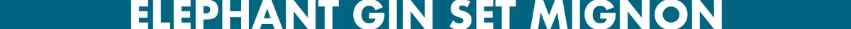 elephant gin set mignon