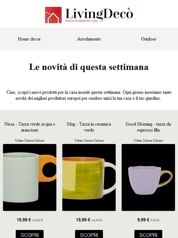 Scopri le novità di questa settimana