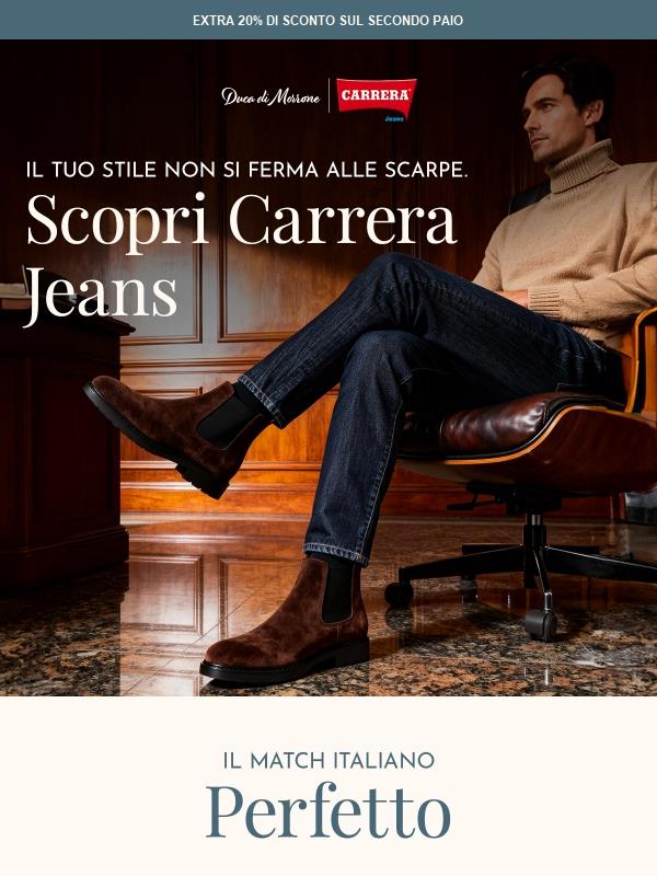 Completa il tuo look con Duca di Morrone & Carrera Jeans 🔥