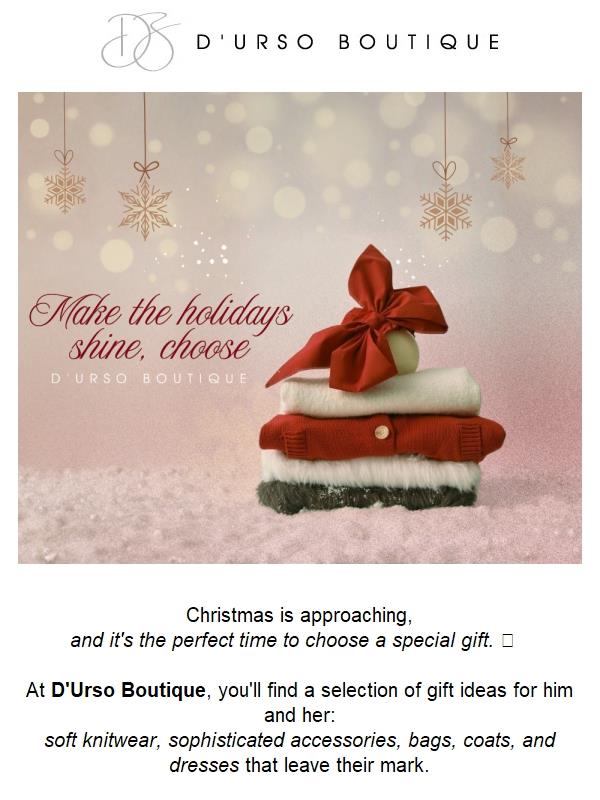 Christmas begins with the perfect gift idea 🤍