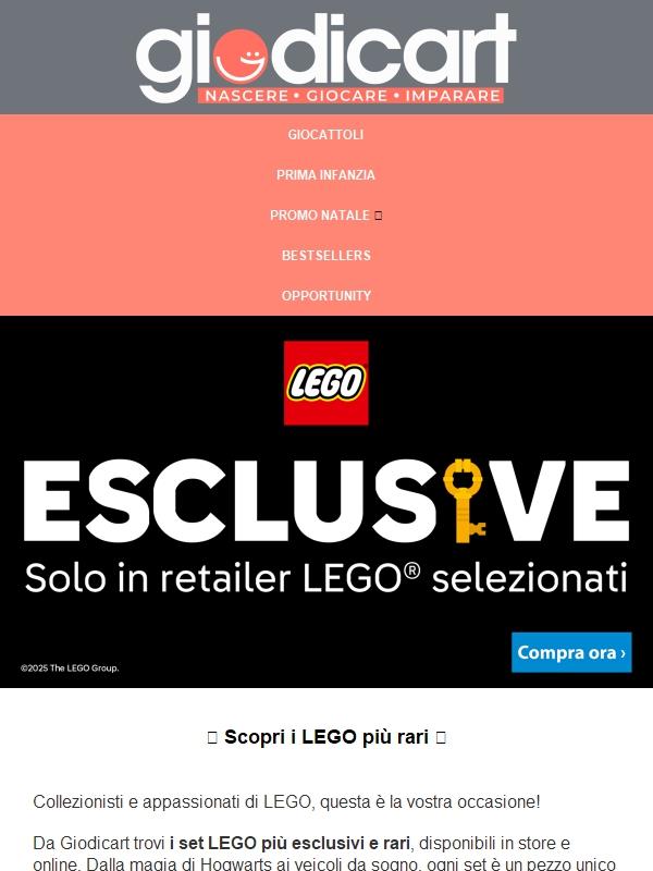 ✨ LEGO Rari in Esclusiva da Giodicart