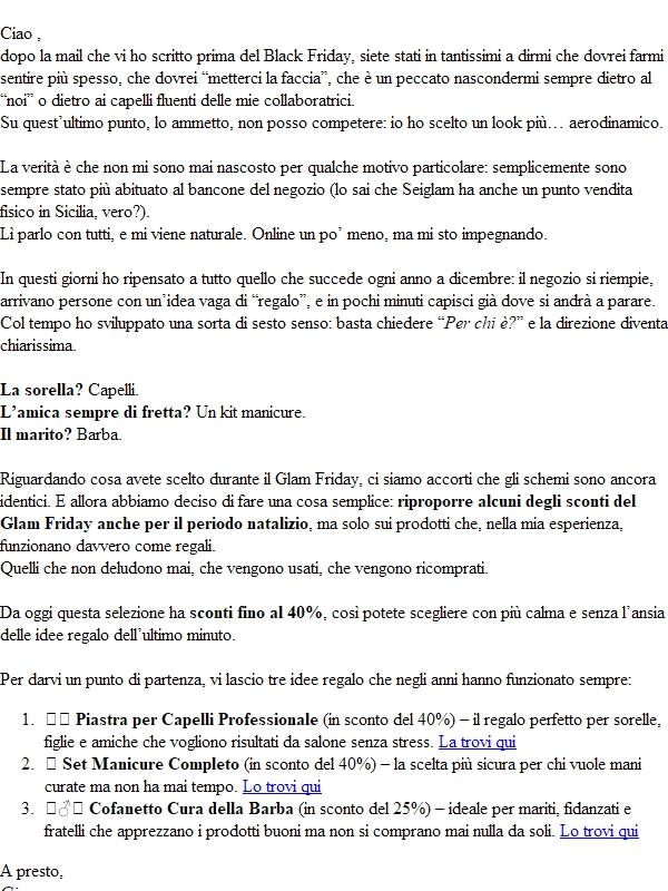 Faccio questa domanda da 20 anni: “Per chi è il regalo?”