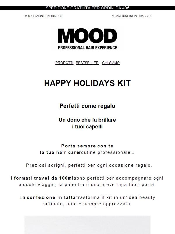 Viaggia leggera queste feste: arrivano gli Happy Holidays Kit!🎄