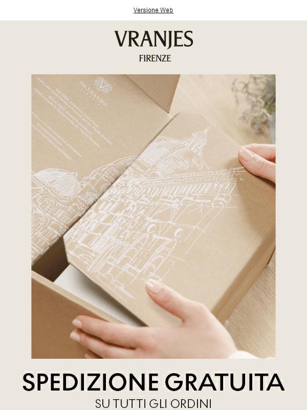 Spedizione gratuita su tutti gli ordini