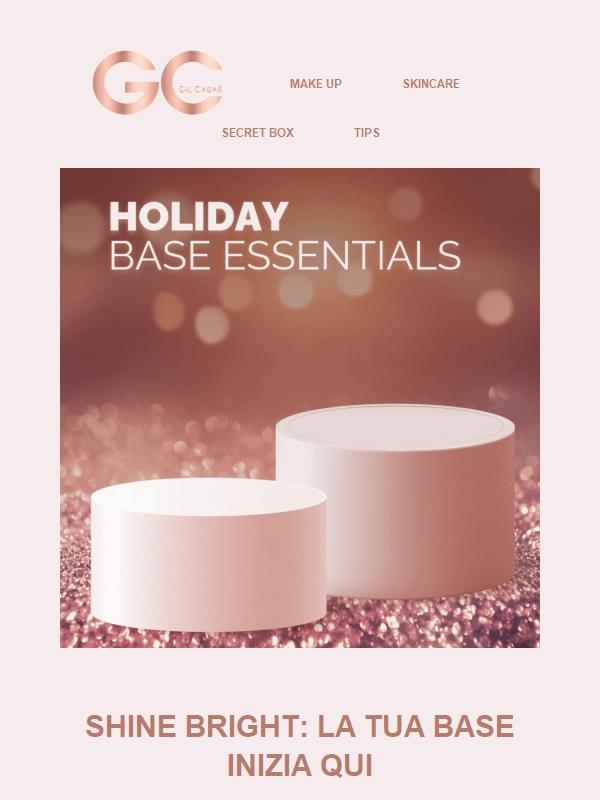 Il tuo trucco natalizio inizia dalla base ✨